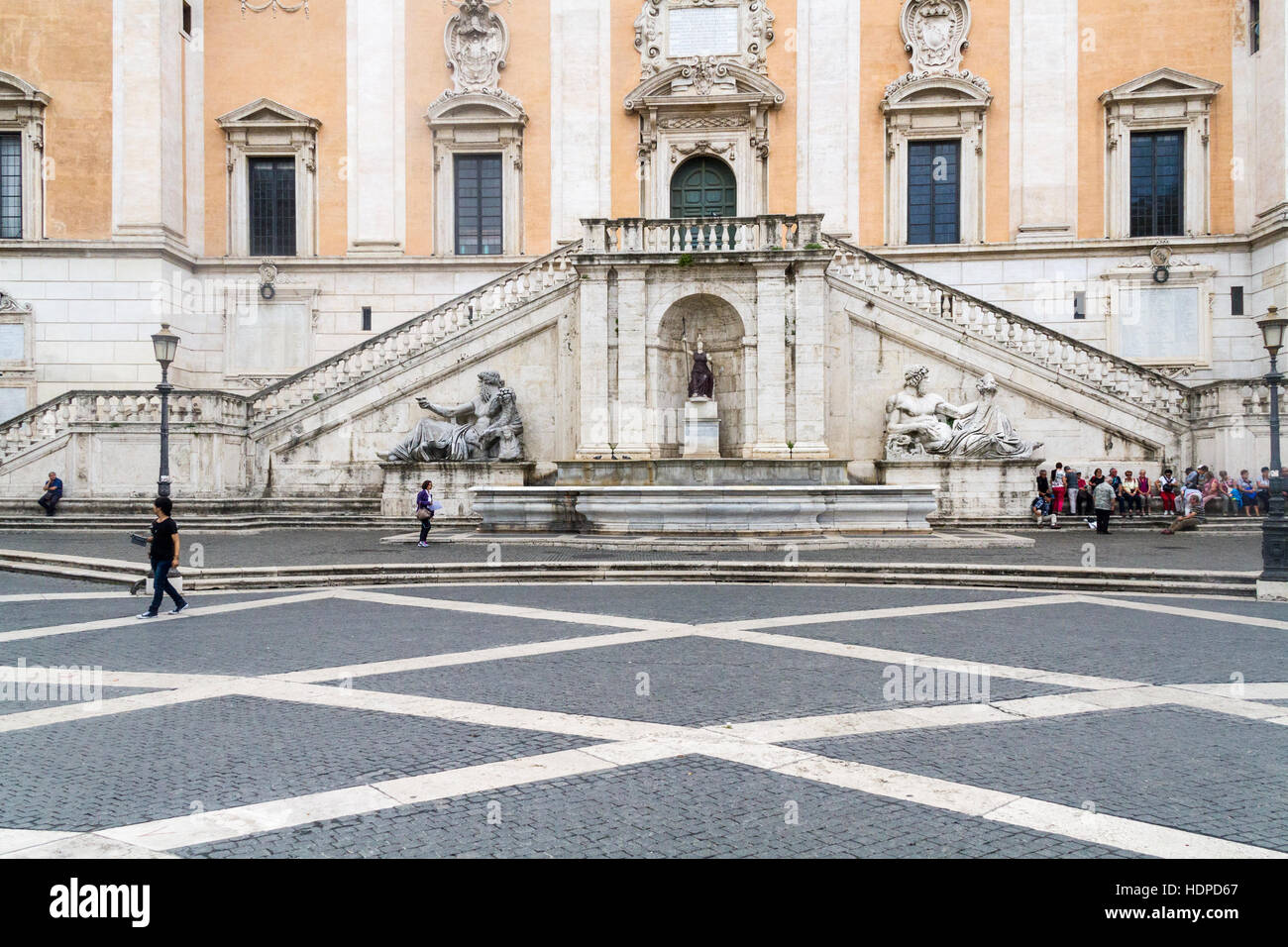 Italy rome campidoglio square hi-res stock photography and images - Alamy