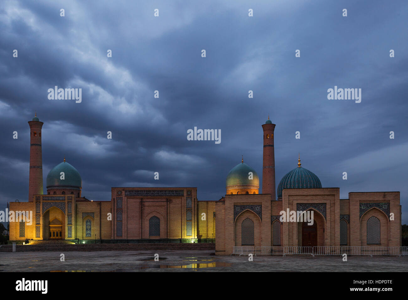Khast Imam Mosque and religious center in Tashkent, Uzbekistan. Stock Photo