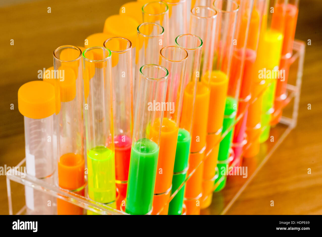 Various colorful liquids in test tubes Stock Photo Alamy