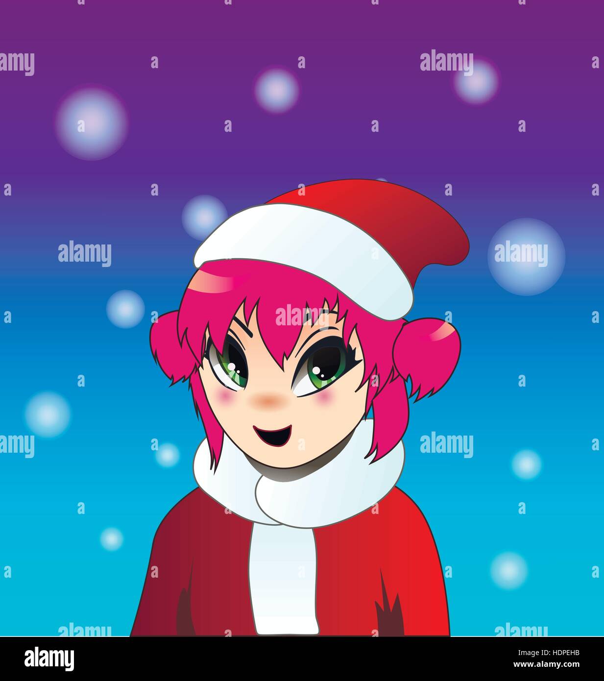 DRAWING KAWAII ANIME GIRL AND CHIBI FOR CHRISTMAS NYA  v  Anime Amino