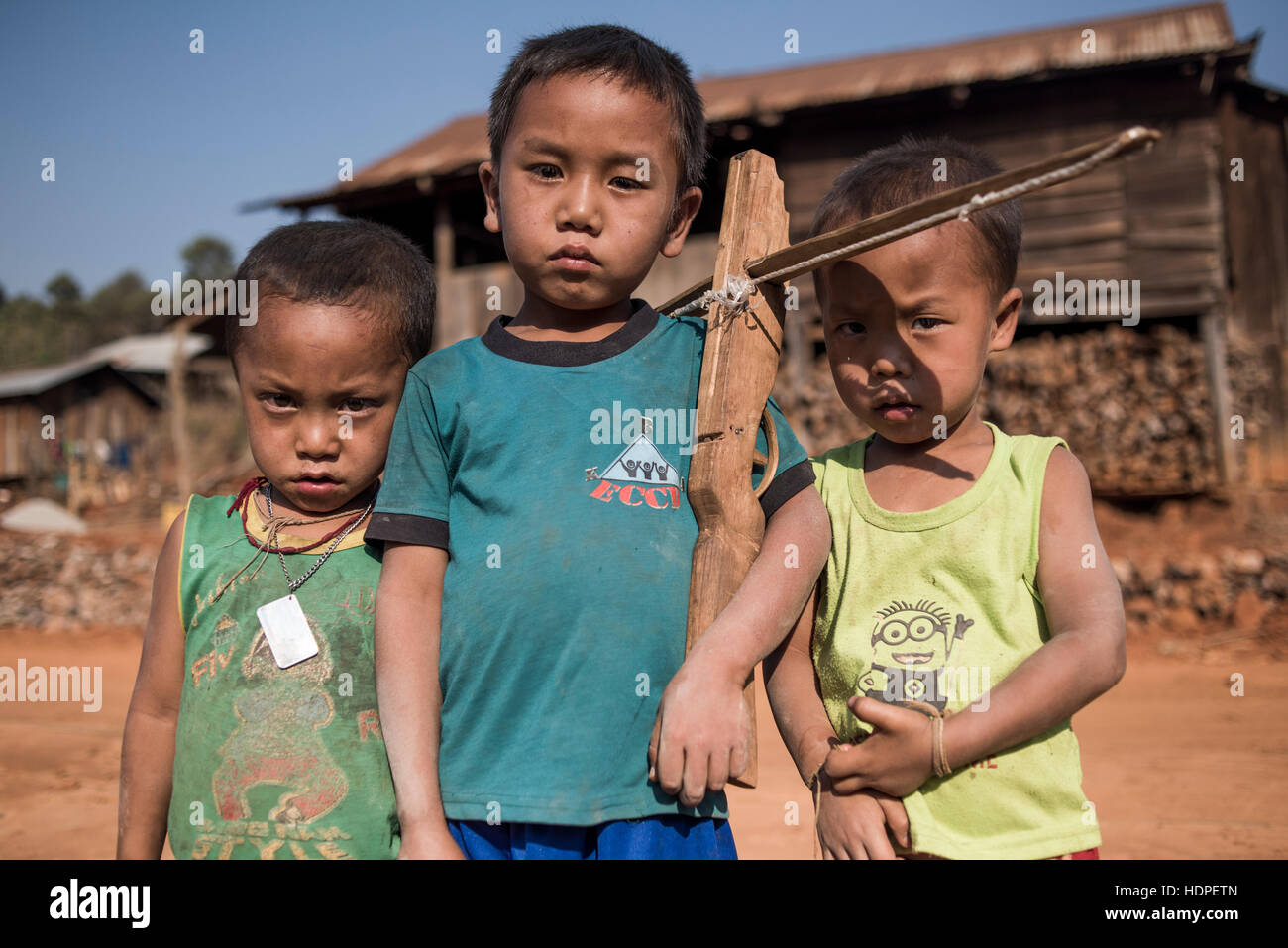 Children poverty playing toys hi-res stock photography and images - Alamy