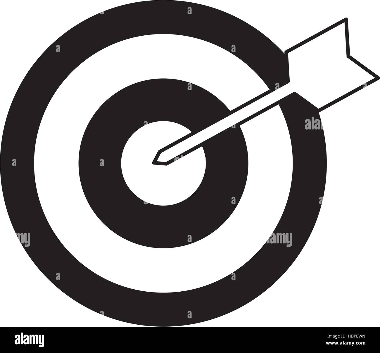 Dartboard target game Stock Vector Image &amp; Art - Alamy