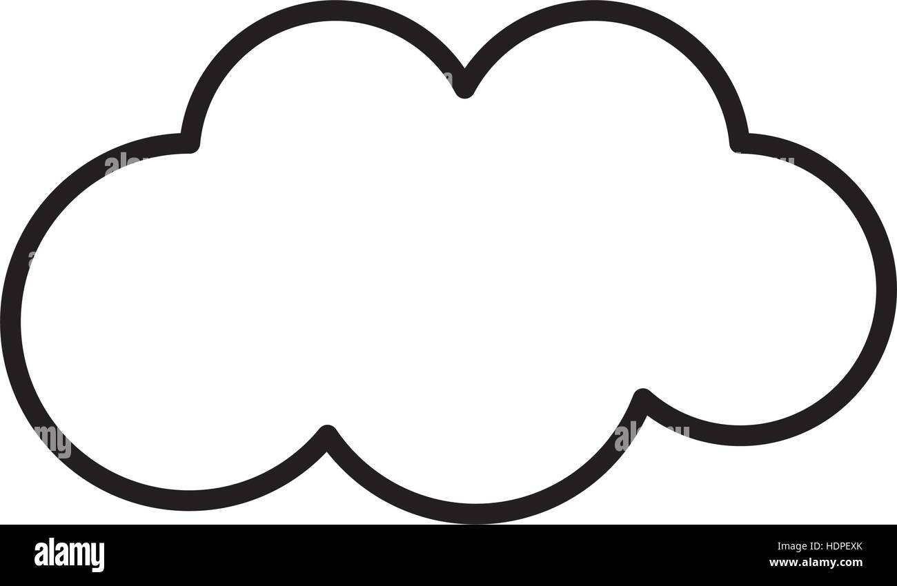 Isolated cloud weather Stock Vector Image & Art - Alamy