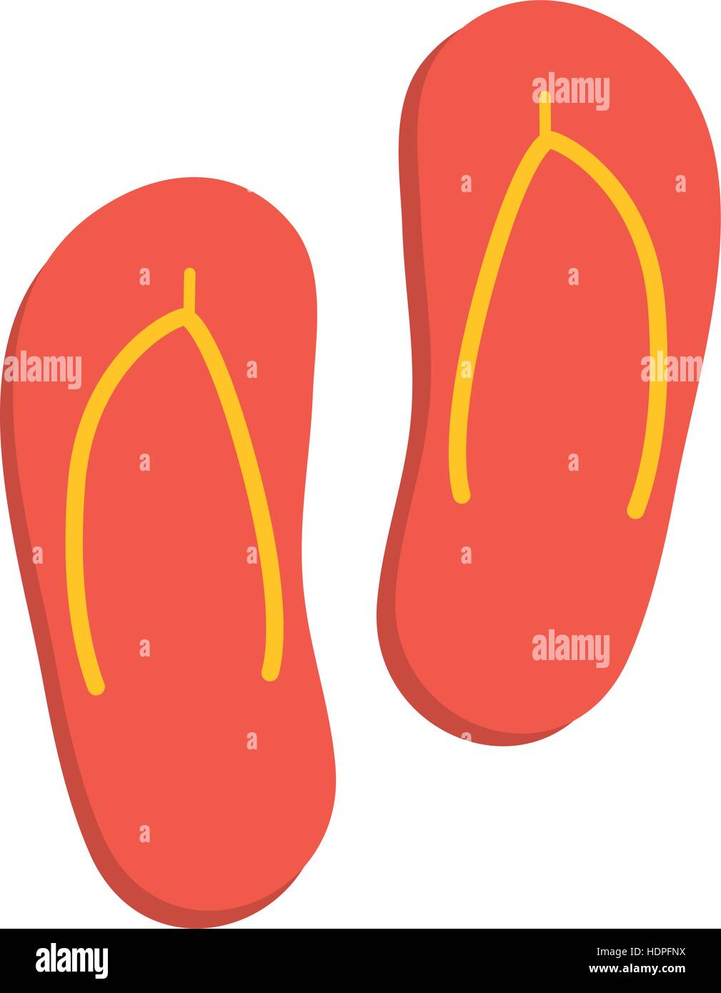 Flip flops beach sandals Stock Vector Image & Art - Alamy