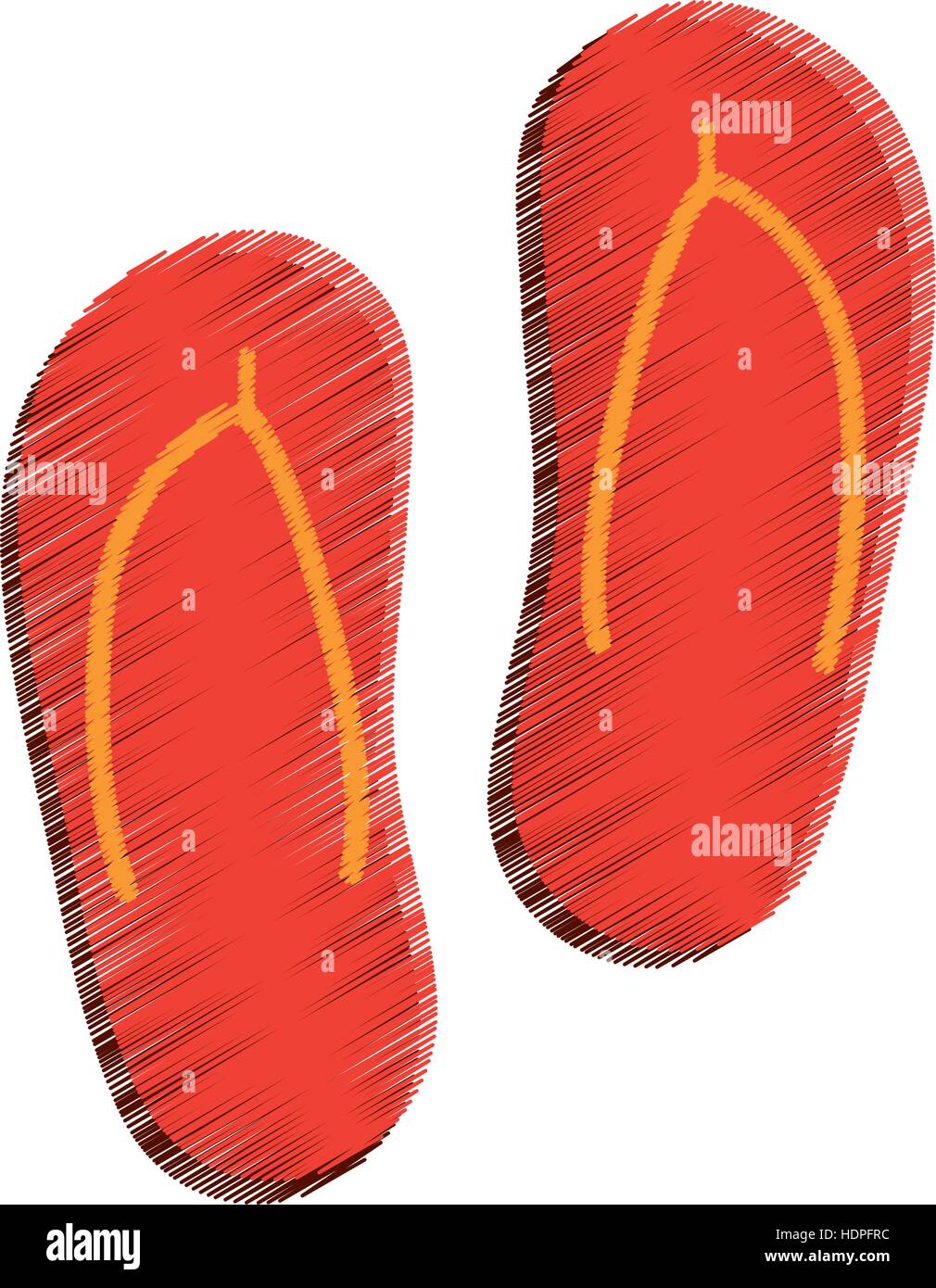 Flip flops beach sandals Stock Vector Image & Art - Alamy