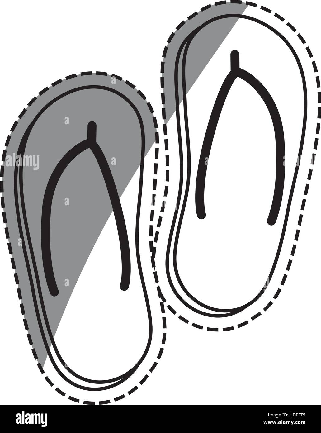 Flip flops beach sandals Stock Vector Image & Art - Alamy