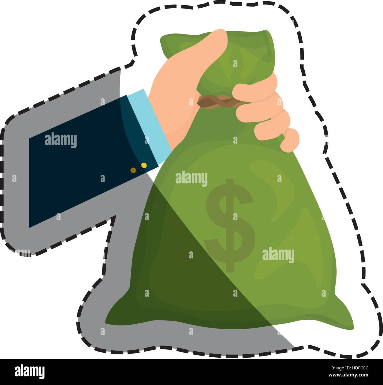 Bag of money Stock Vector Image & Art - Alamy