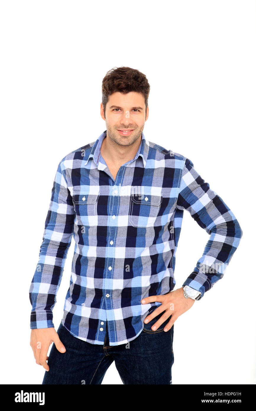 portrait of a handsome young man Stock Photo - Alamy