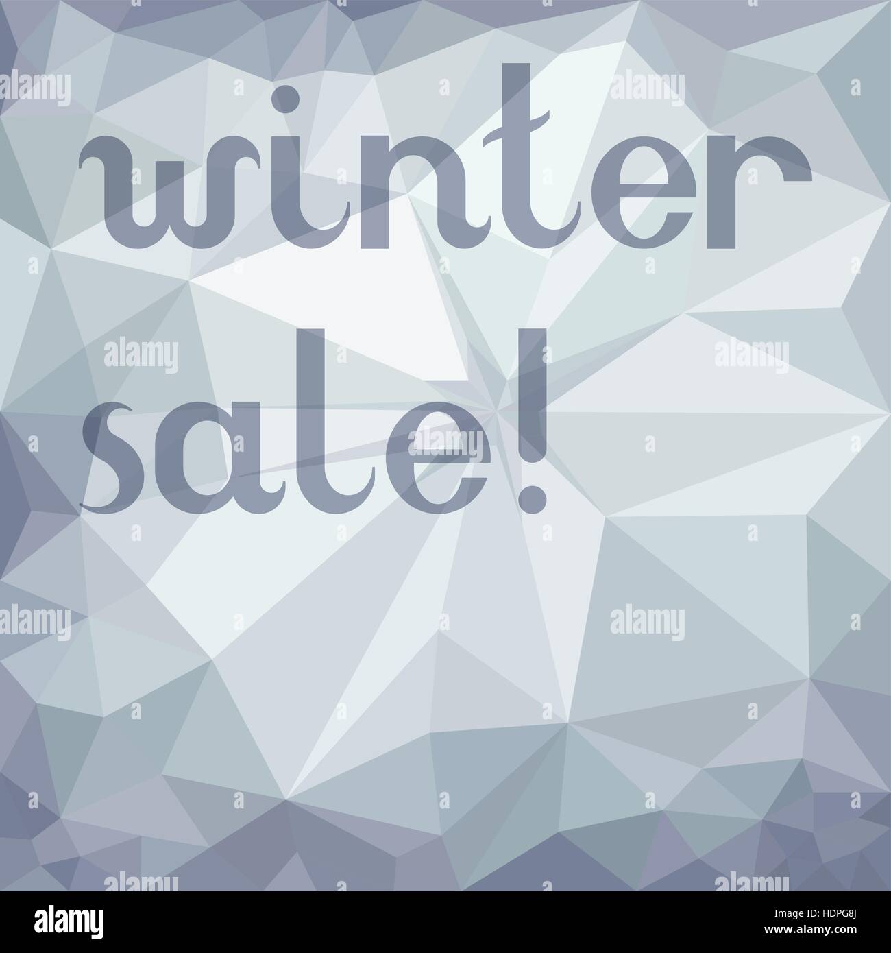 Grey geometric sale advertising background Stock Vector