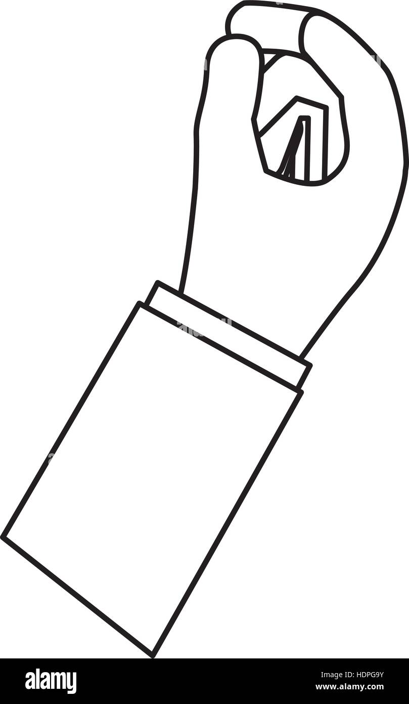 Hand holding something Stock Vector Image & Art - Alamy