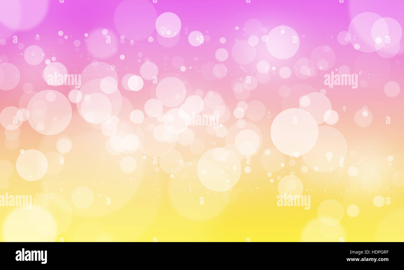Abstract background with color blurred bokeh lights Stock Photo - Alamy