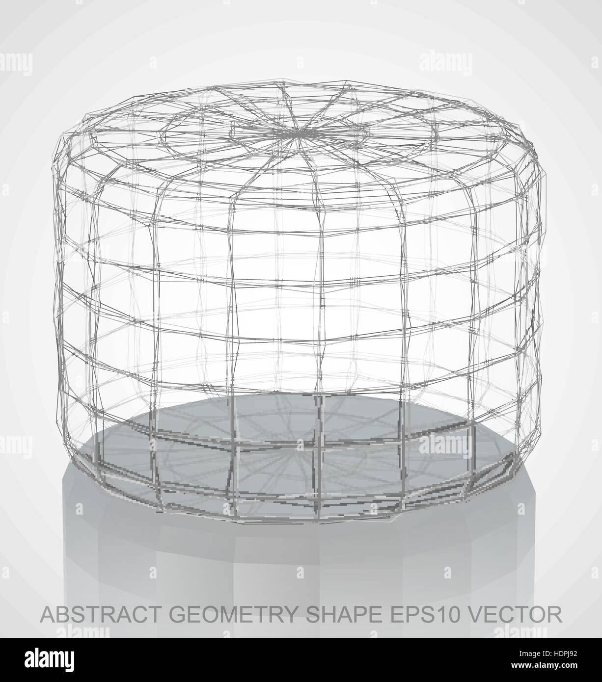 Pencil In Drawing A Cylinder
