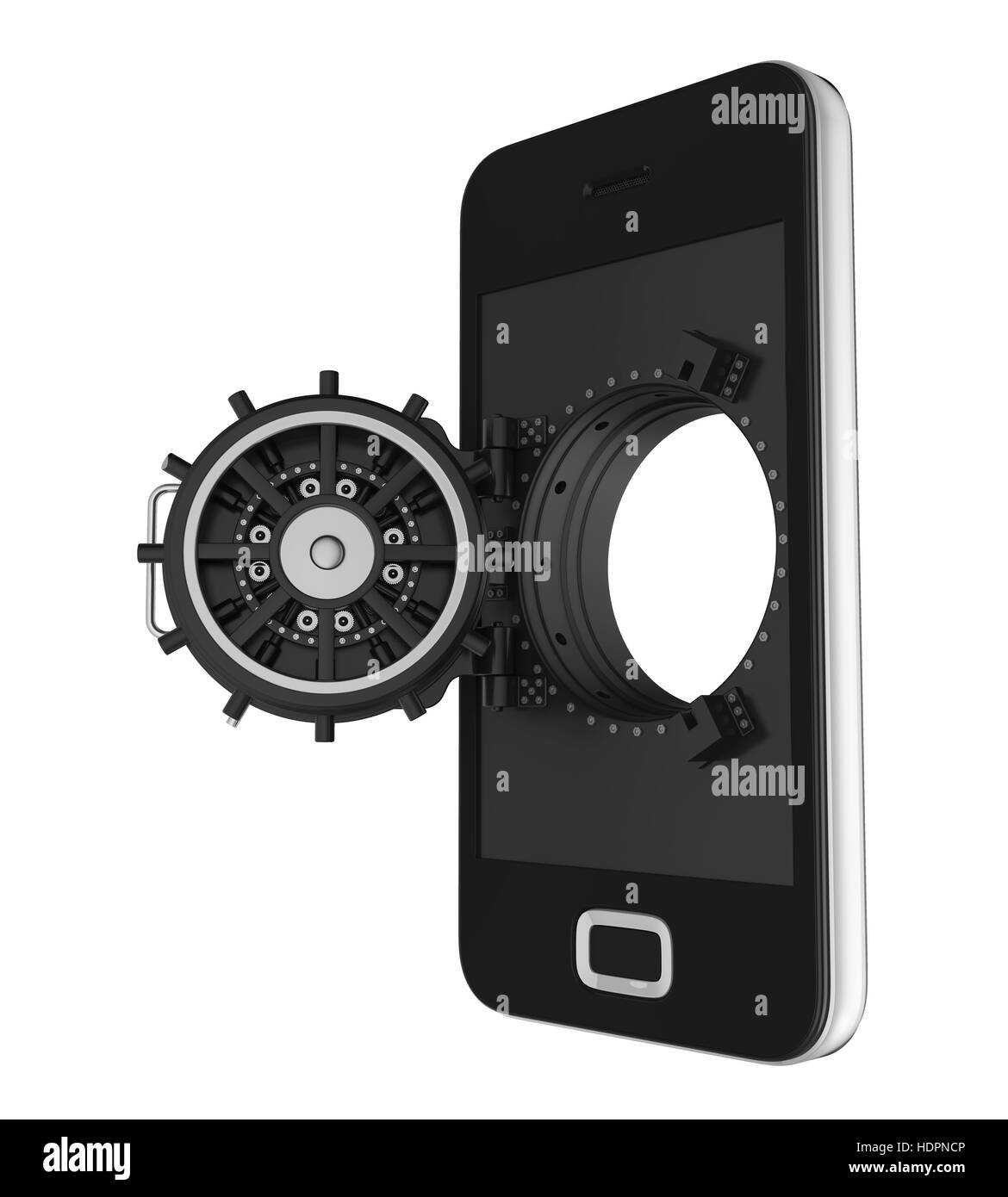 Mobile Security Concept Stock Photo