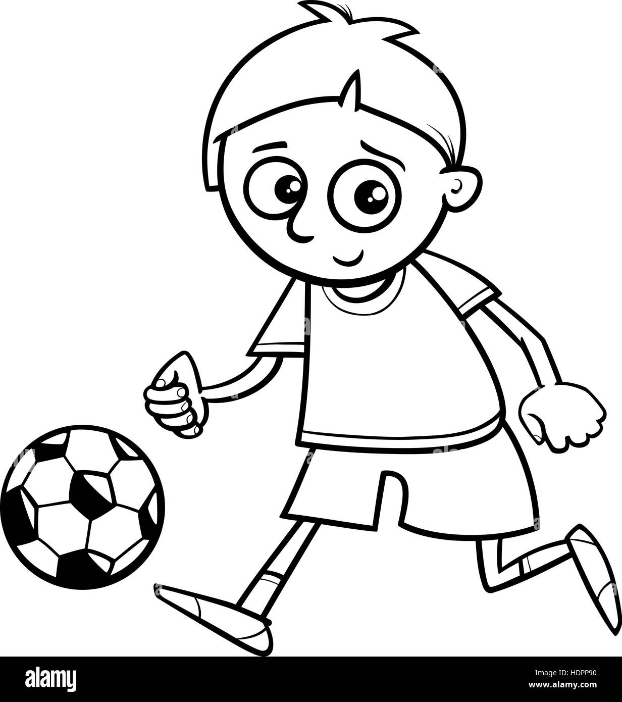 Featured image of post Boy Playing Football Drawing - Football is a ball which is used in footballl/ soccer game between two teams.