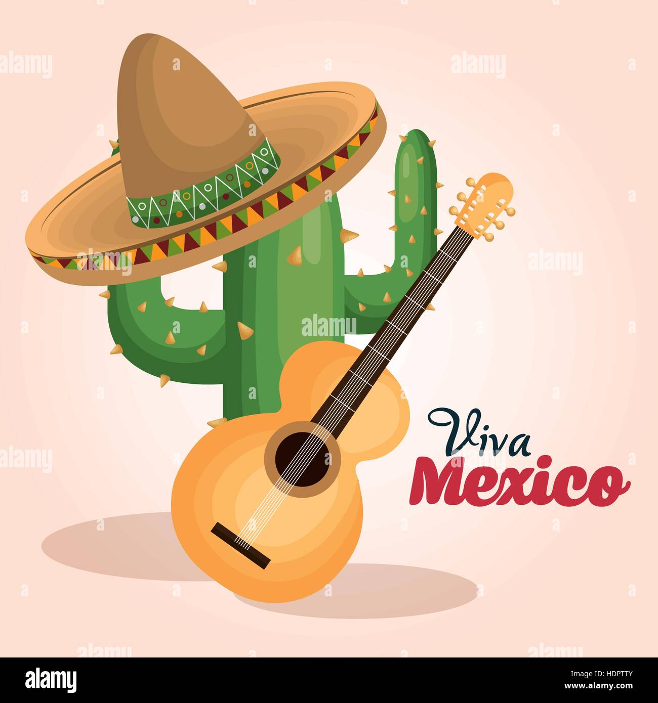 viva mexico poster celebration vector illustration design Stock Vector ...