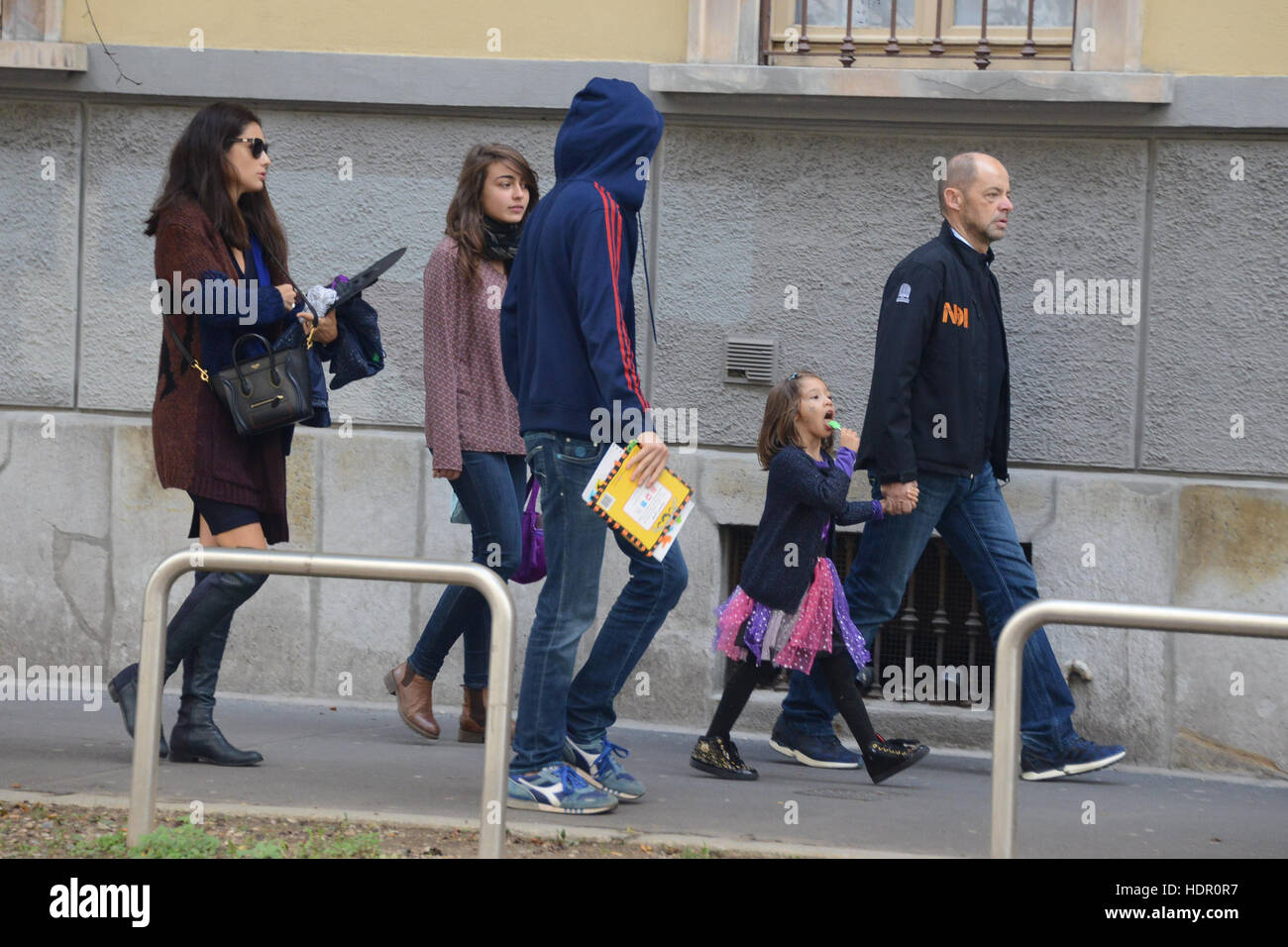 Eros Ramazzotti celebrates his birthday in Milan Featuring: Marica