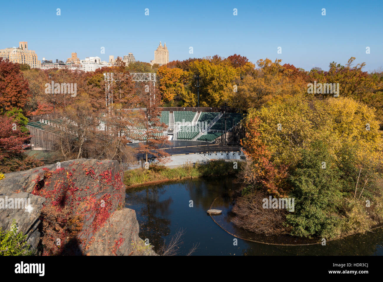 The Delacorte Theater, Central Park Stock Photo Alamy