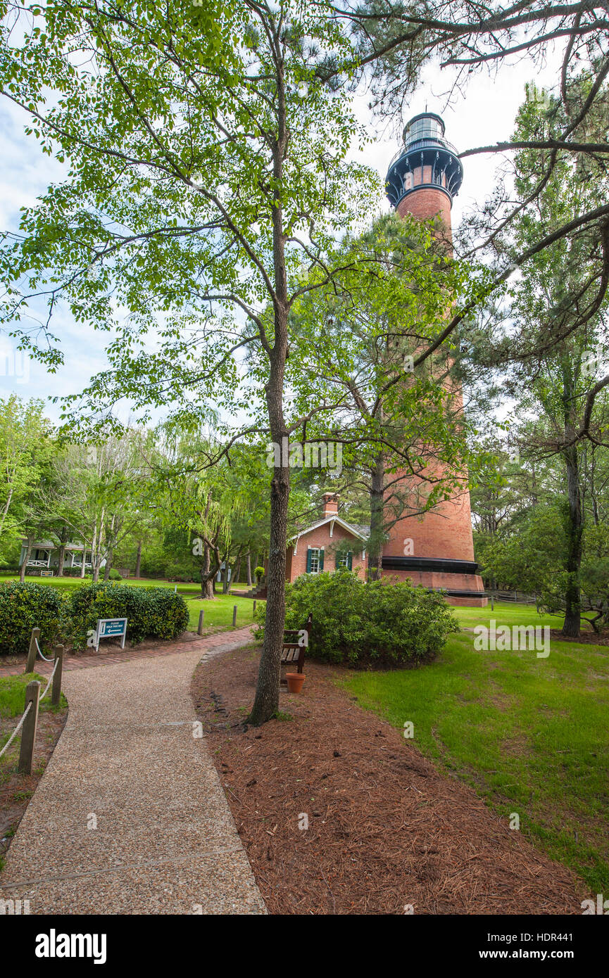 Currituck Beach Lighthouse, Corolla, Outer Banks, North Carolina, USA