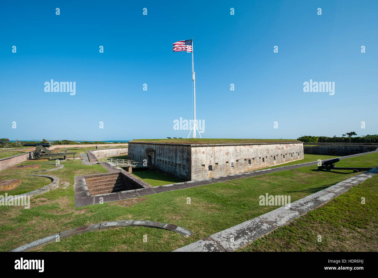 Fort Macon State Park, Atlantic Beach, North Carolina, USA. Stock Photo