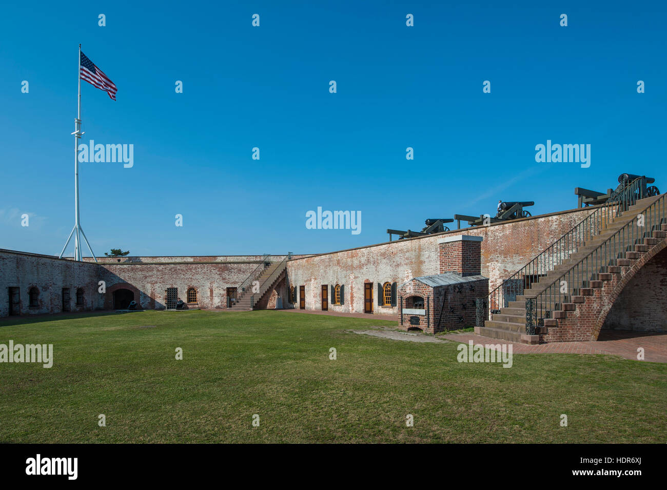 Fort Macon State Park, Atlantic Beach, North Carolina, USA. Stock Photo