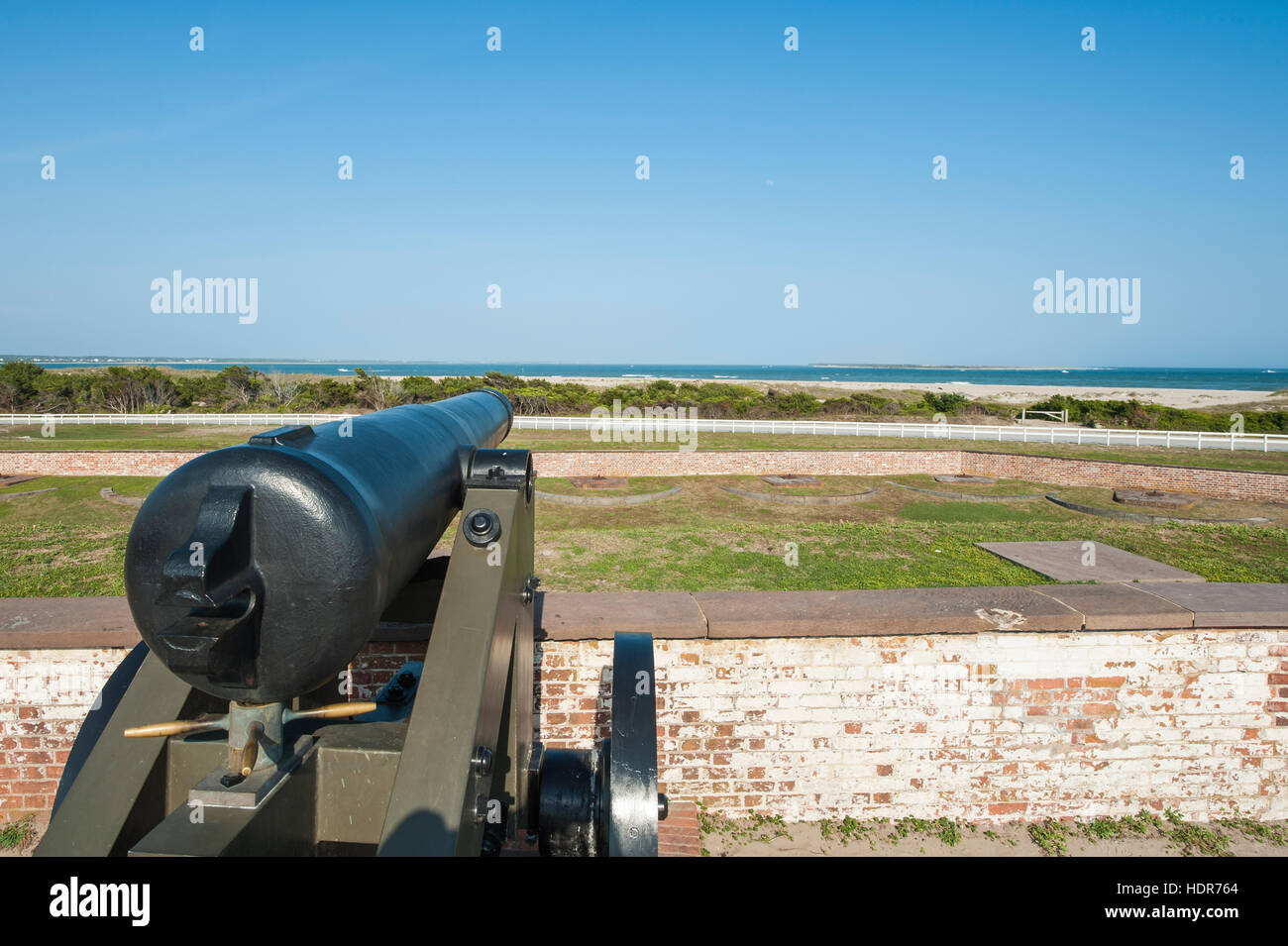 Fort Macon State Park, Atlantic Beach, North Carolina, USA. Stock Photo