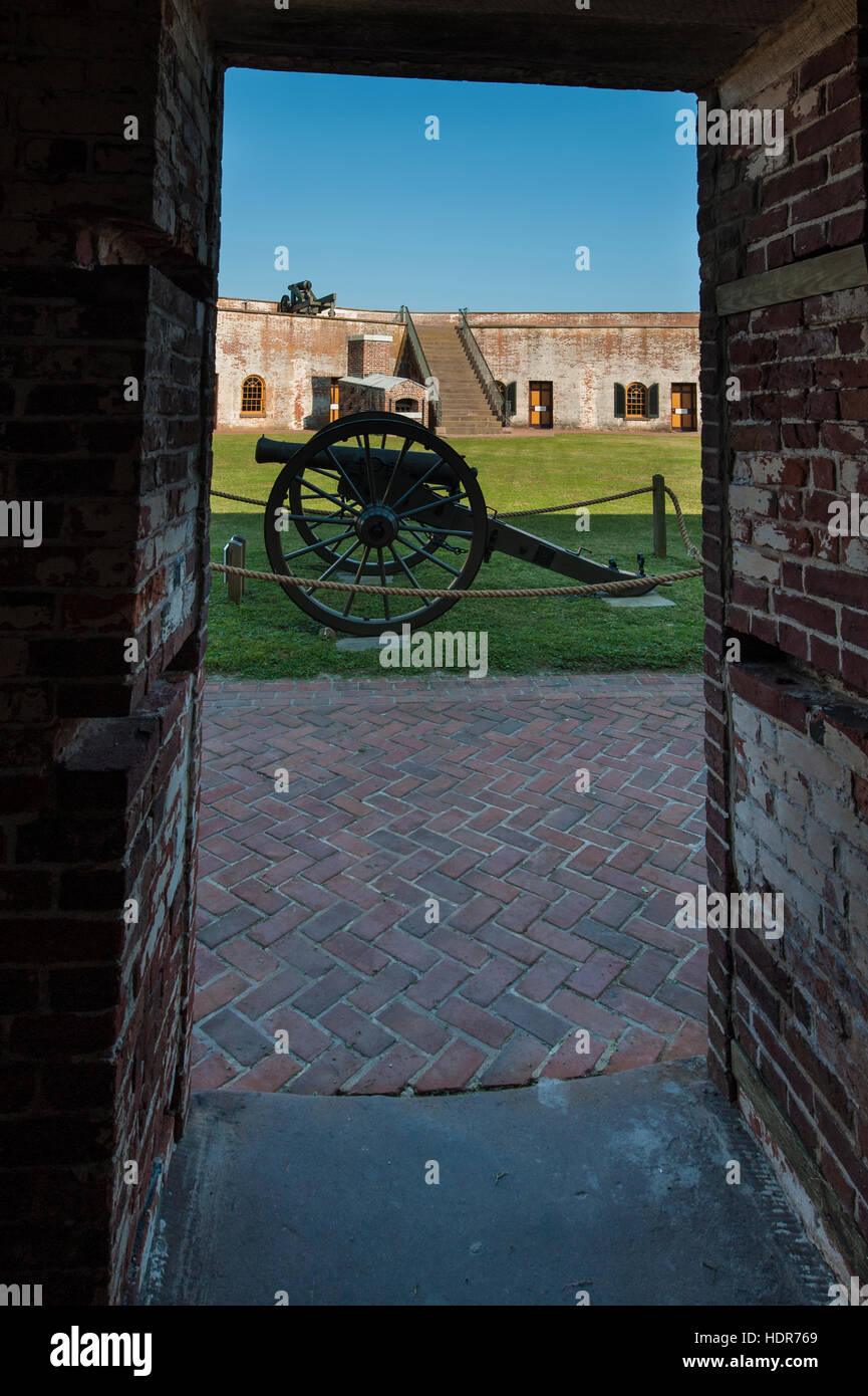 Fort Macon State Park, Atlantic Beach, North Carolina, USA. Stock Photo