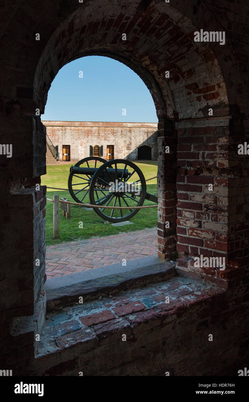 Fort Macon State Park, Atlantic Beach, North Carolina, USA. Stock Photo