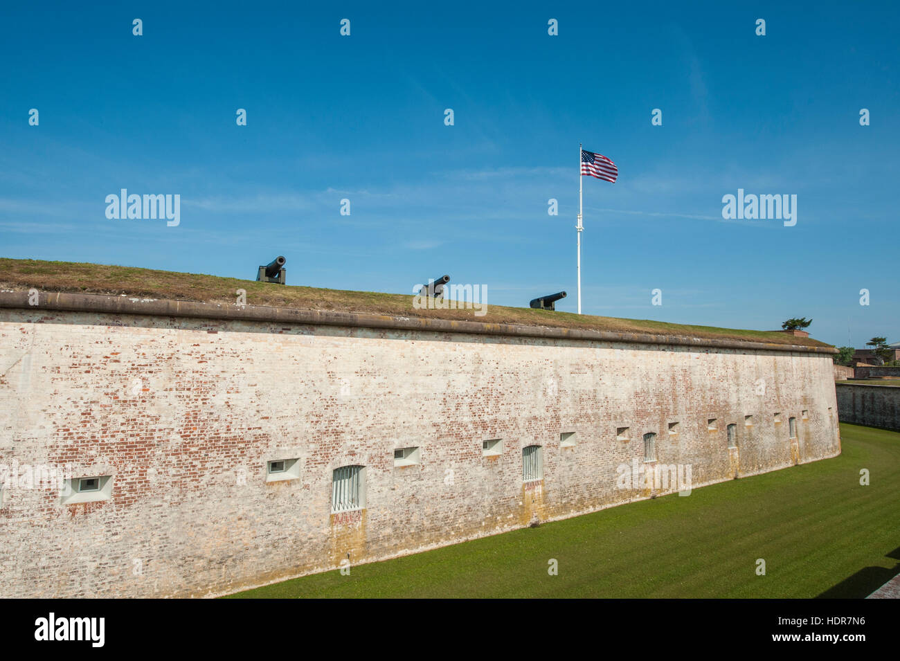 Fort Macon State Park, Atlantic Beach, North Carolina, USA. Stock Photo