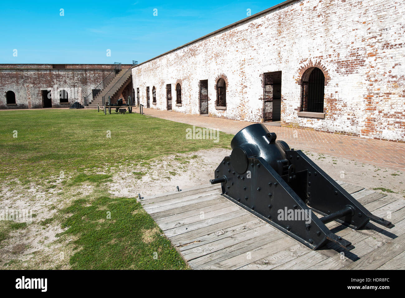 Fort Macon State Park, Atlantic Beach, North Carolina, USA. Stock Photo