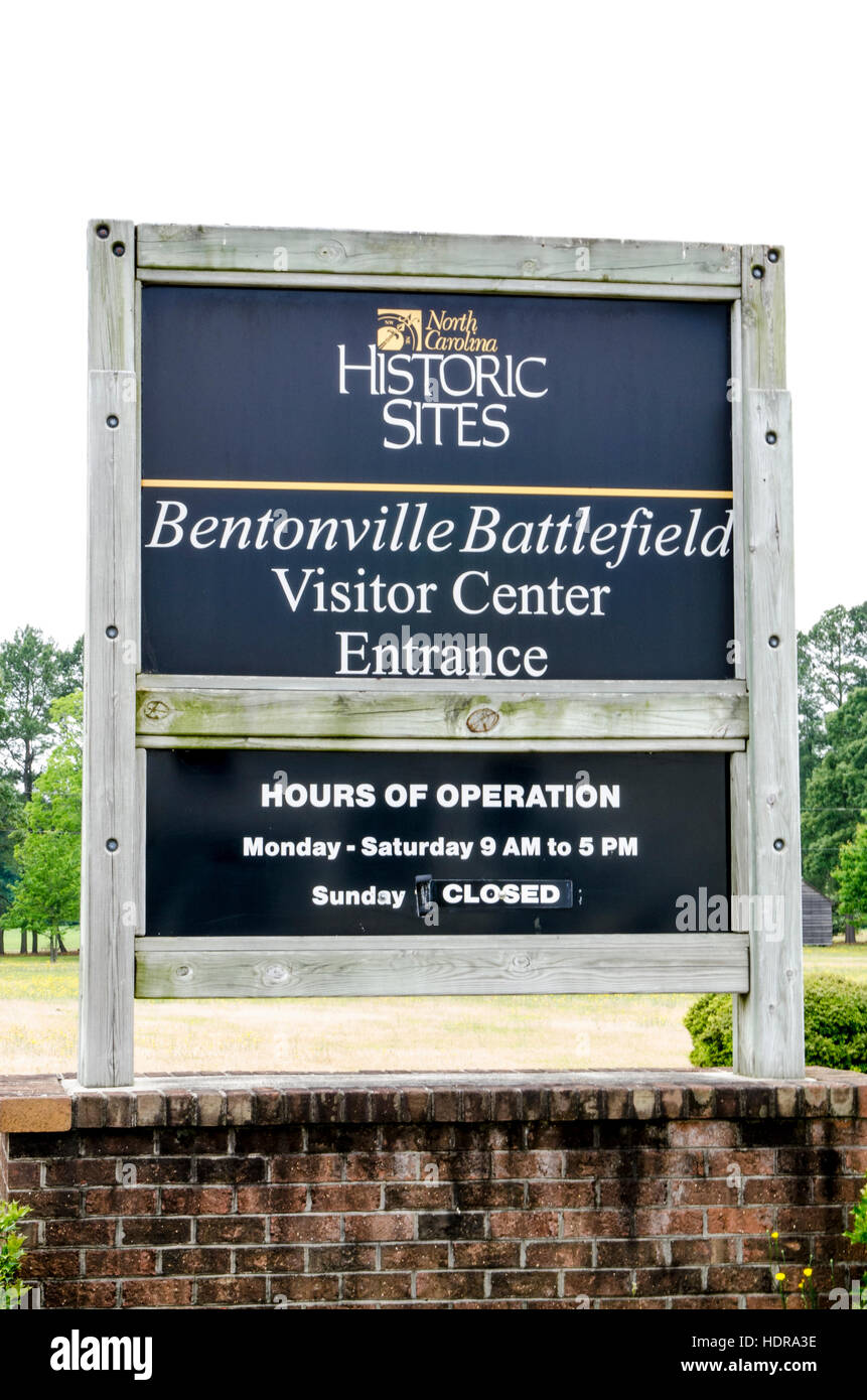 Bentonville Battlefield State Historic Site, North Carolina, USA. Stock Photo