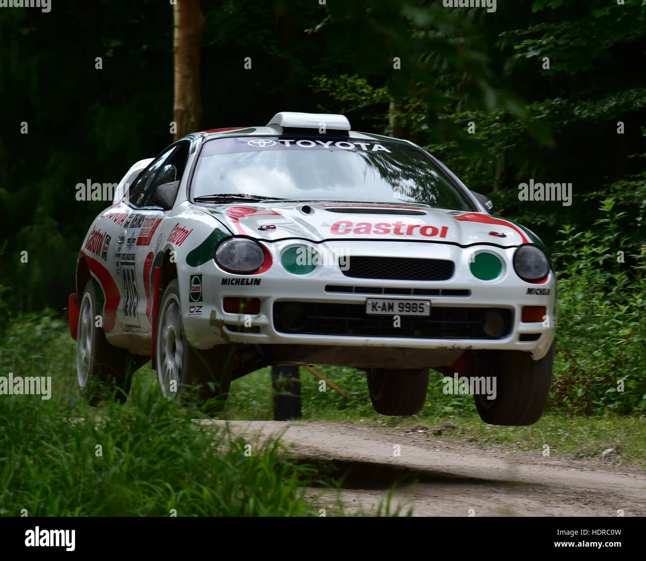 Mark Courtney, Toyota Celica GT-Four ST205, Forest rally stage, Forest Rally Stage, Goodwood Festival of Speed, 2016. automobiles, cars, entertainment Stock Photo