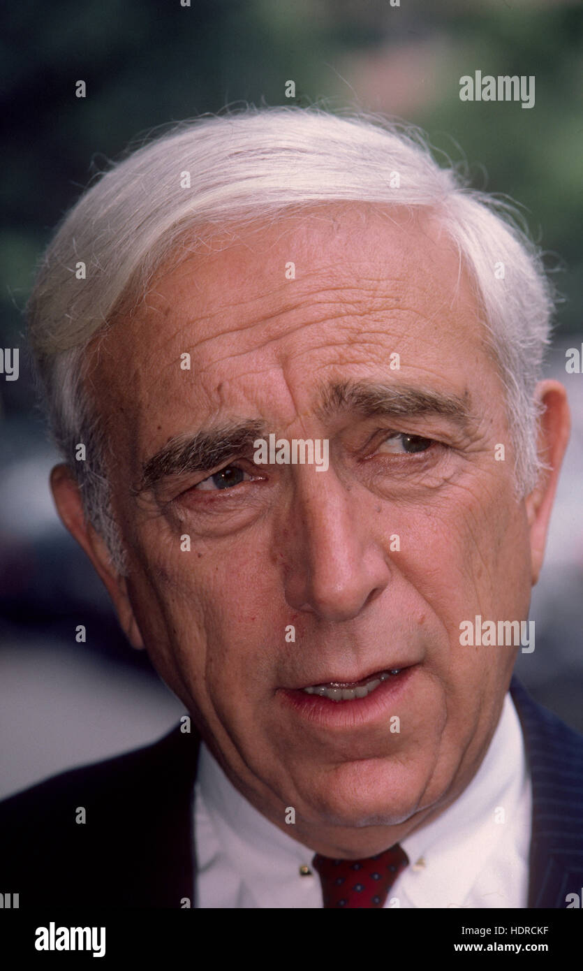 Washington, DC., USA, June, 1987 Portrait of Senator Frank Lautenberg