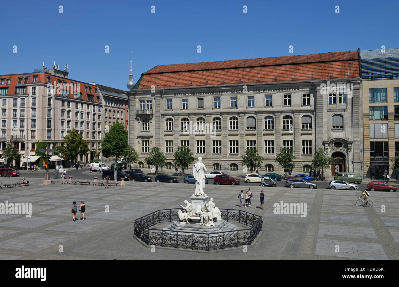 Berlin-Brandenburgische Akademie der Wissenschaften, Gendamenmarkt, Mitte, Berlin, Deutschland Stock Photo