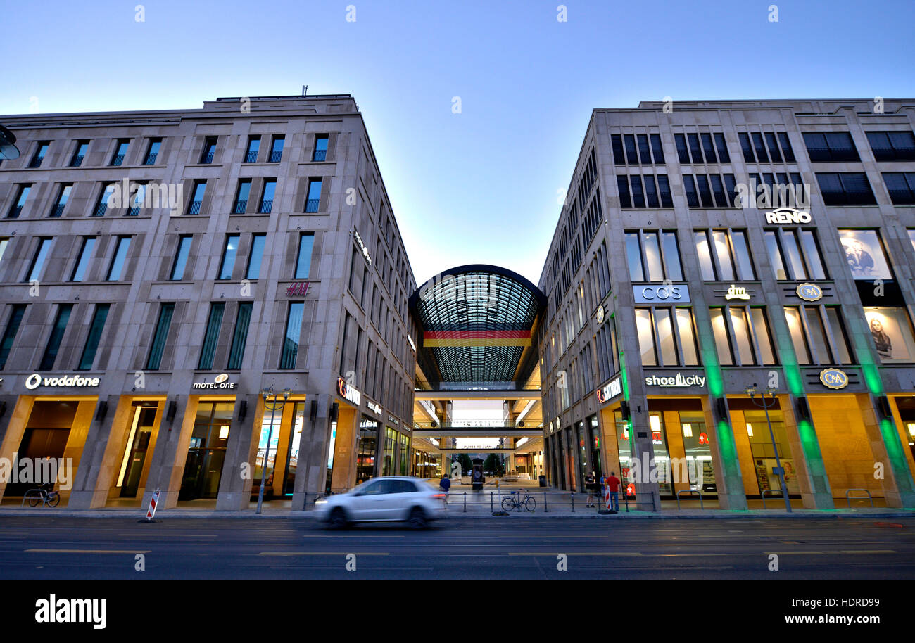Mall of Berlin, Leipziger Strasse, Mitte, Berlin, Deutschland Stock Photo