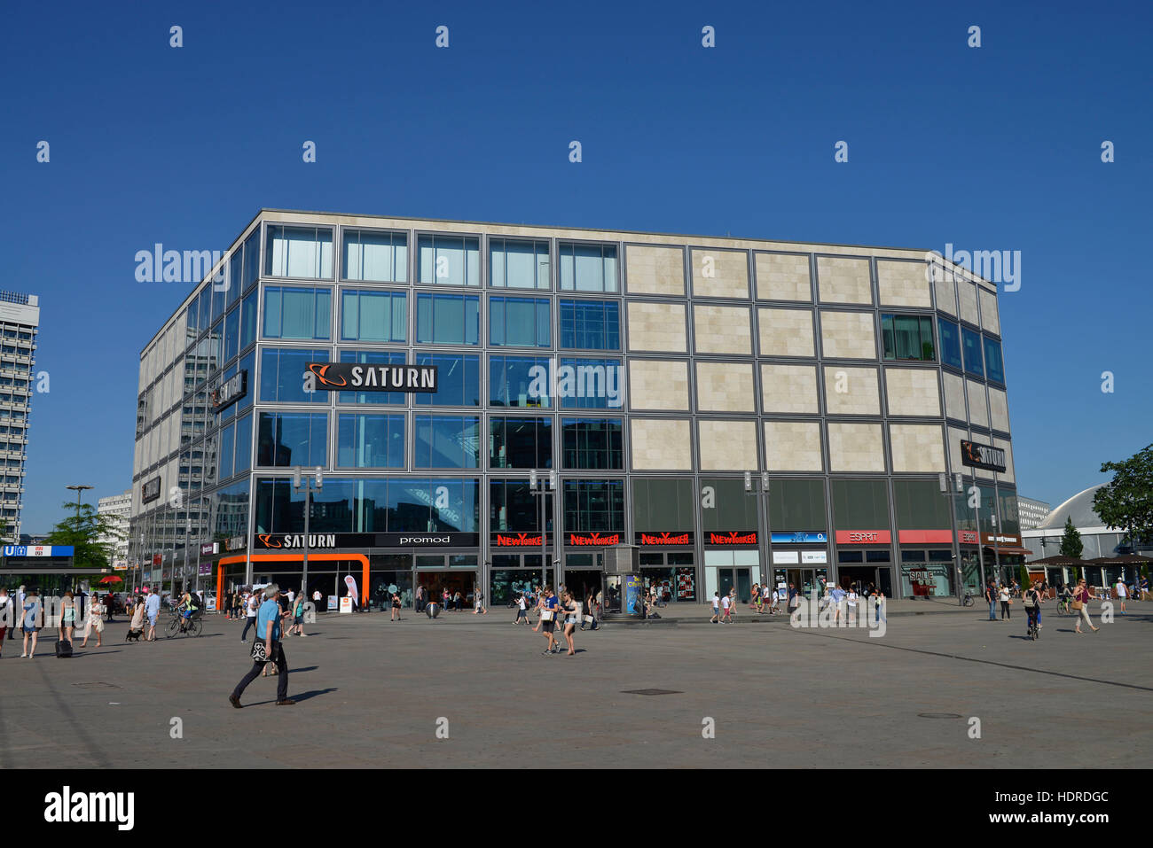 Saturn, Alexanderplatz, Mitte, Berlin, Deutschland Stock Photo