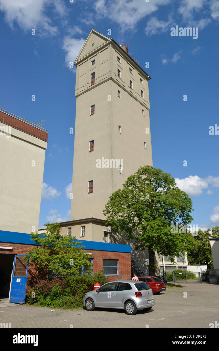 Wasserturm, Vivantes Klinikum, Rudower Strasse, Buckow, Neukoelln, Berlin, Deutschland Stock Photo