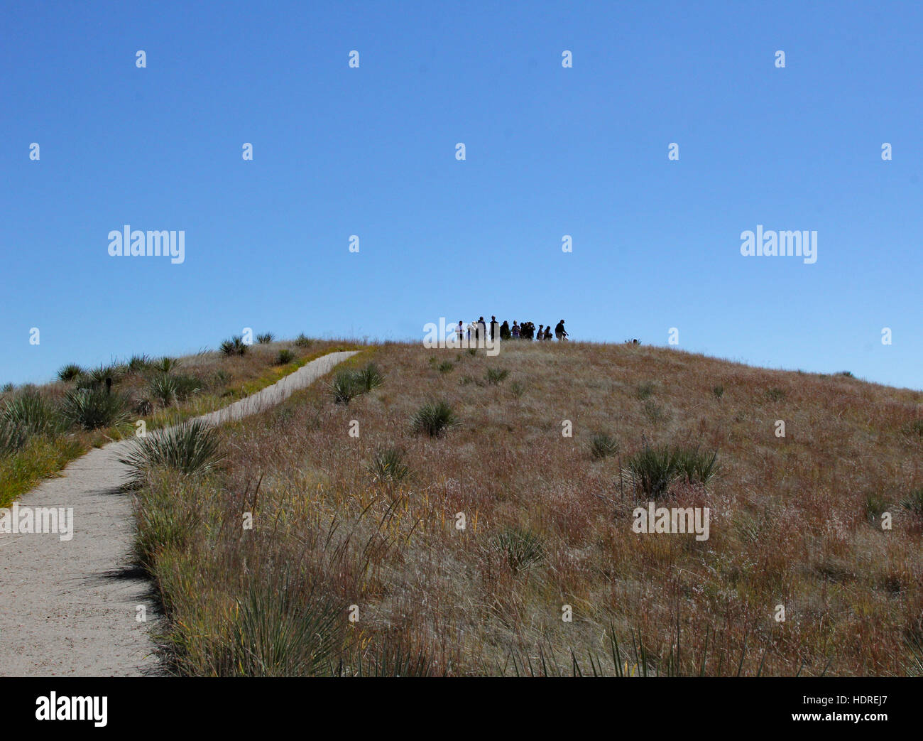 Atop Windlass Hill on the Oregon Trail, part of the Ash Hollow historic