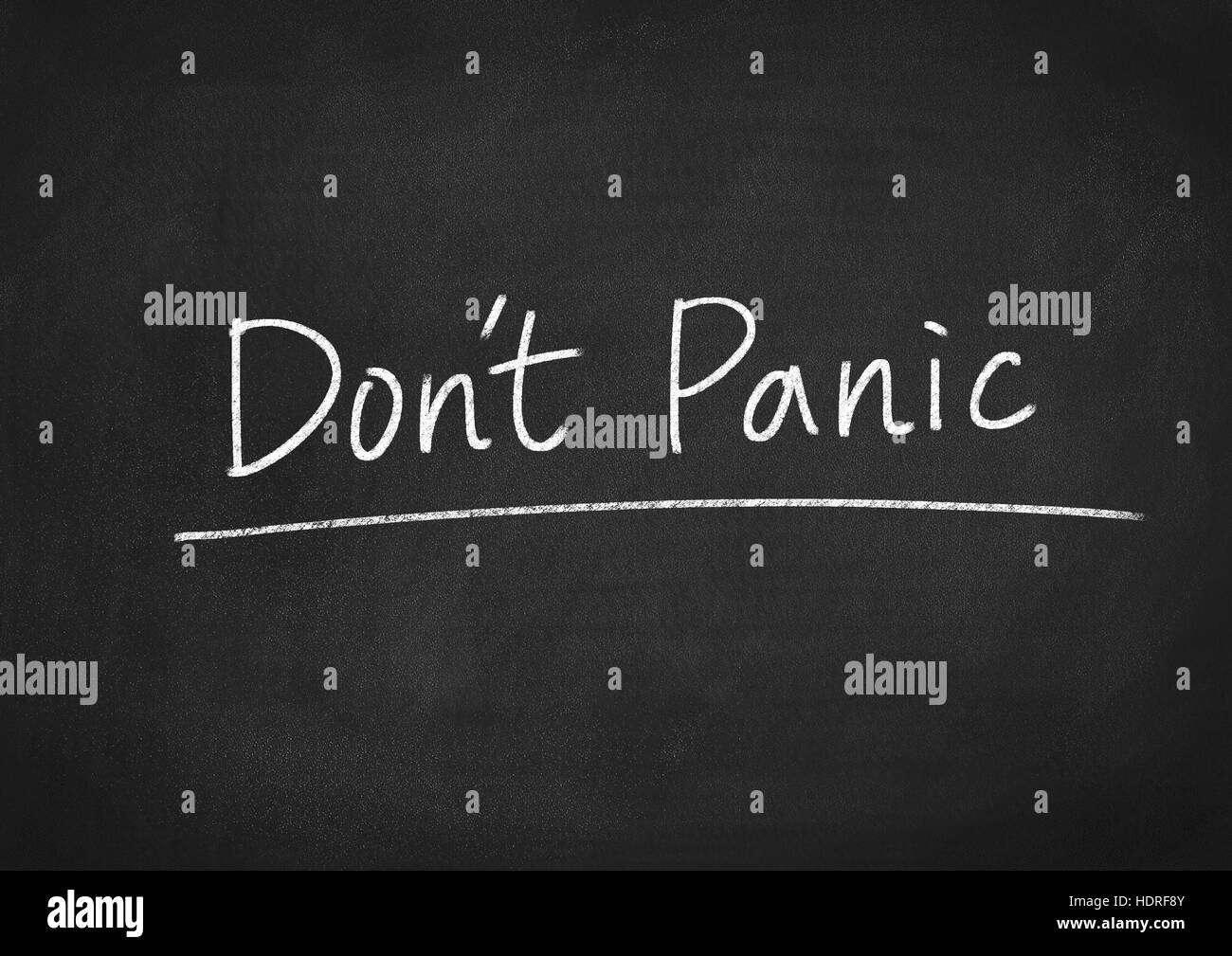 don't panic Stock Photo