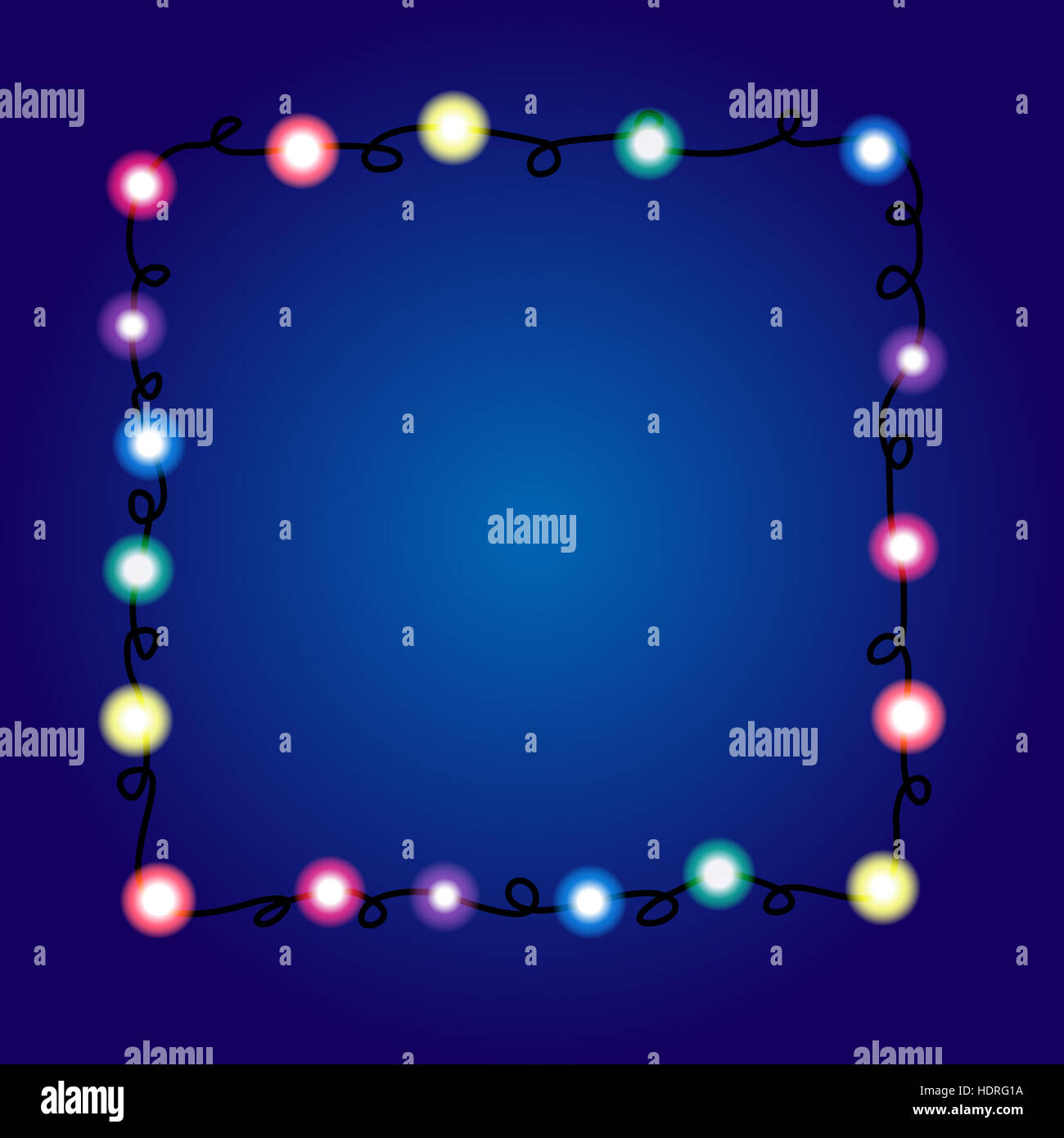 Christmas illuminated border hi-res stock photography and images - Alamy
