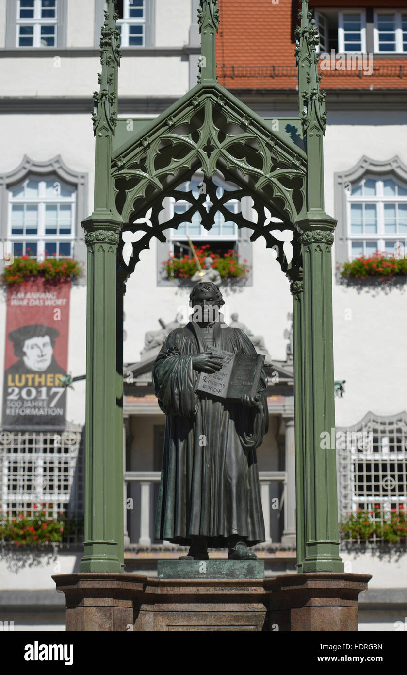 Martin luther monument wittenberg hi-res stock photography and images ...