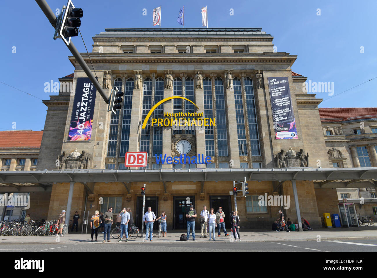 Hauptbahnhof, WillyBrandtPlatz, Leipzig, Sachsen, Deutschland Stock Photo Alamy