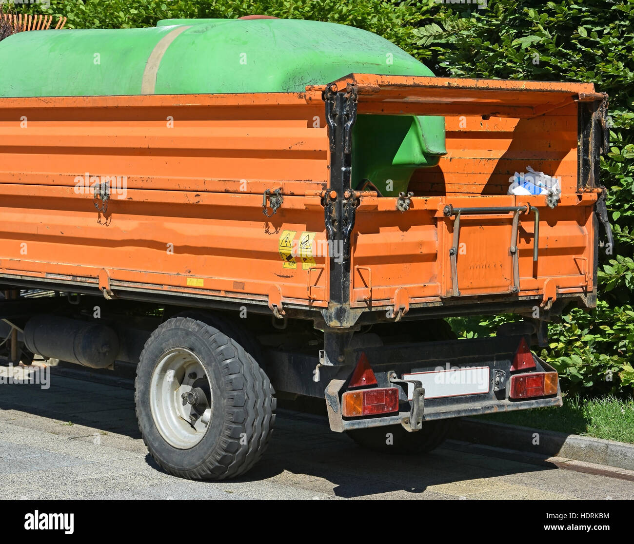 Water tank trailer hires stock photography and images Alamy