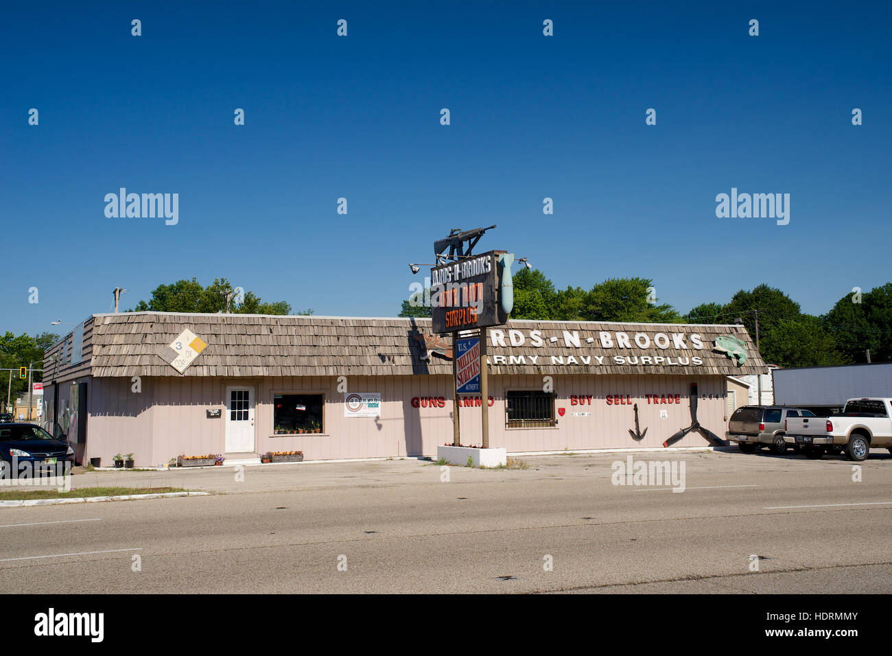 Birds 'n' Brooks Army Navy Surplus store, South 6th Street, Springfield