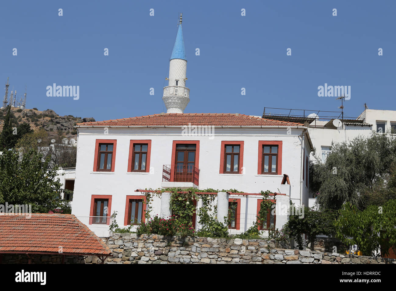 Traditional Bodrum Houses In Bodrum High Resolution Stock Photography
