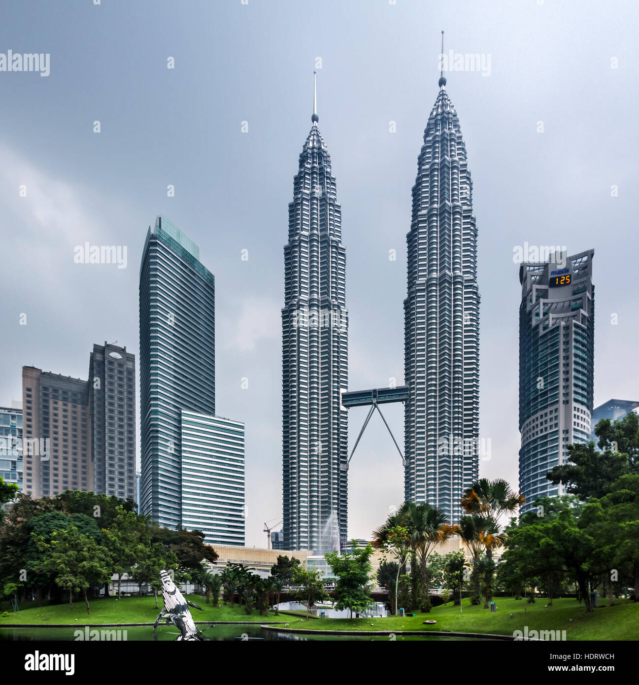 Skycraper in Kuala Lumpur, Malaysia Stock Photo