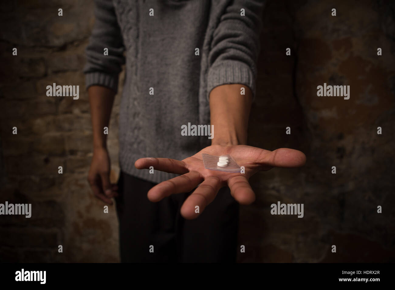 Narcotics and drugs concept Stock Photo - Alamy