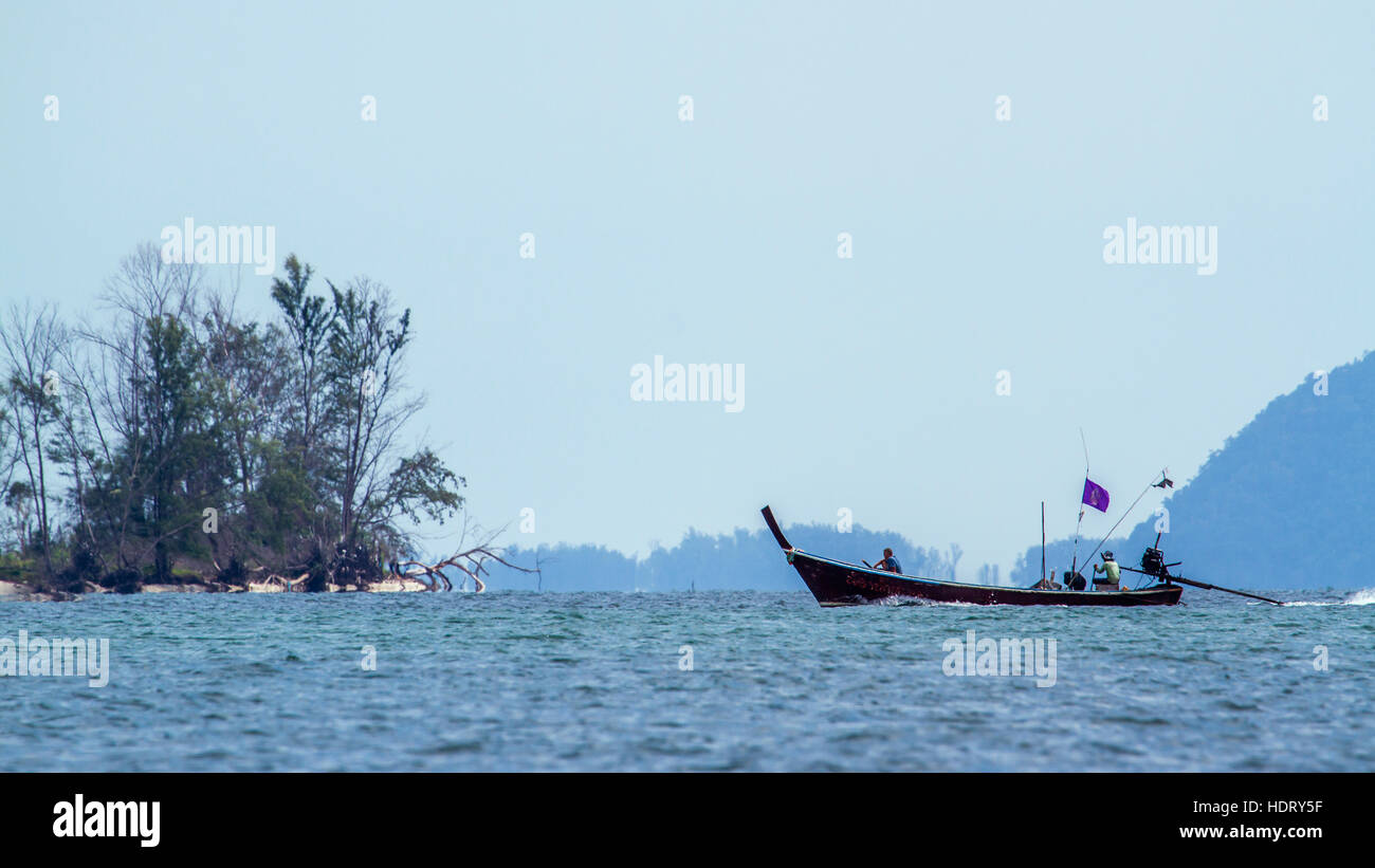 Boating to Koh Muk island, Thailand Stock Photo Alamy