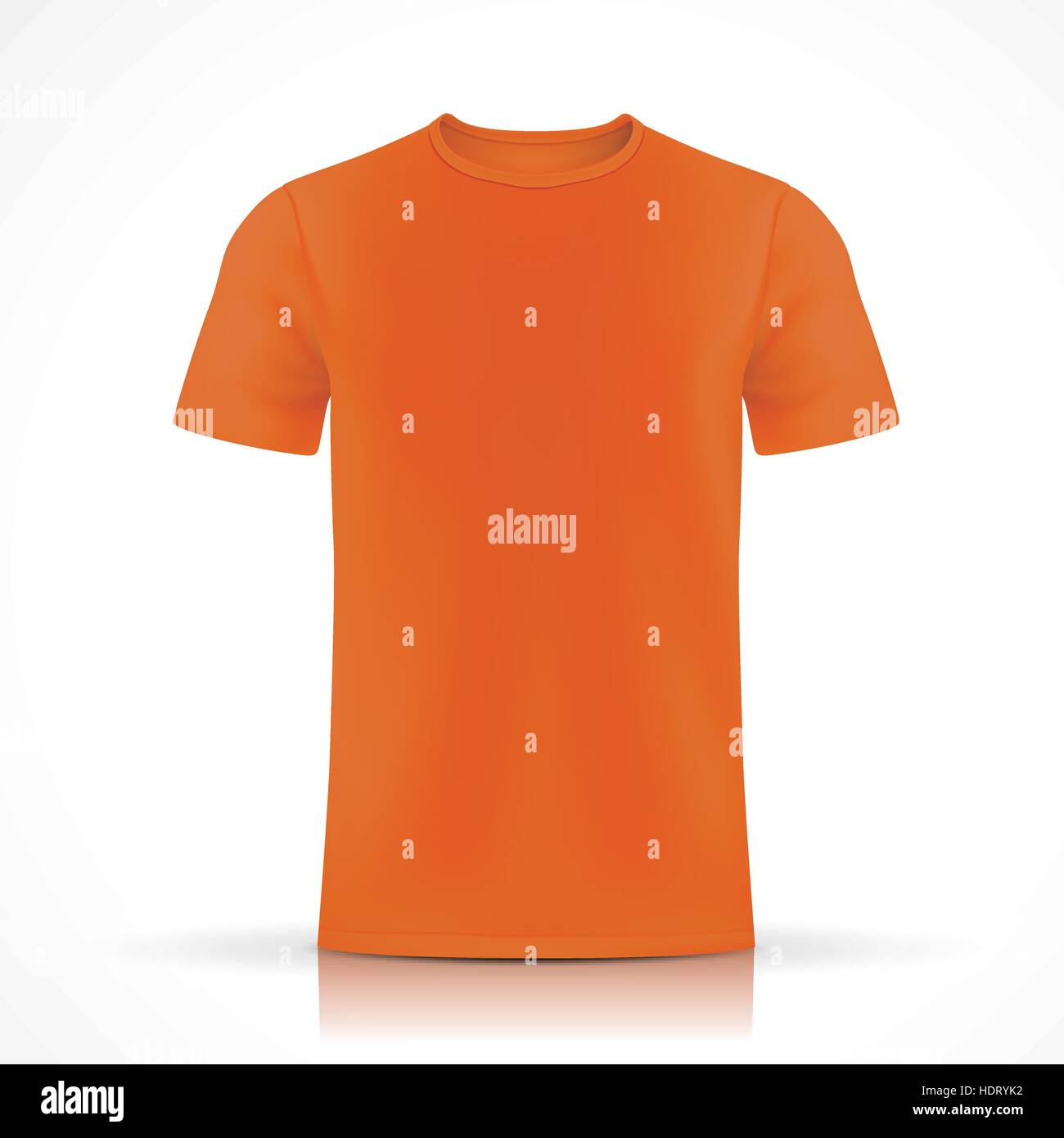 Orange T Shirt Template