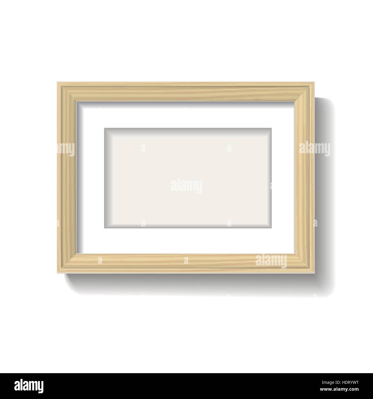 wooden framework hanging over the white wall Stock Vector Image & Art ...