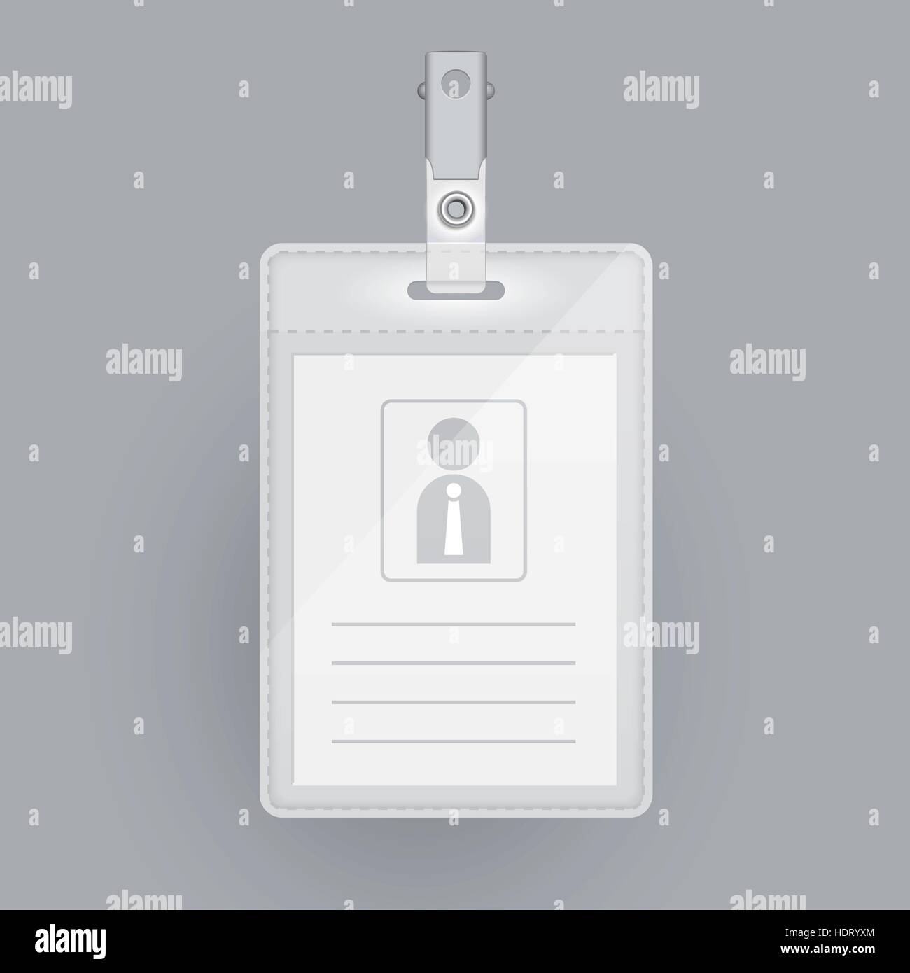 Blank Identification Card Template Isolated On Grey Stock Vector Image blank-identification-card-template-isolated-on-grey-stock-vector-image
